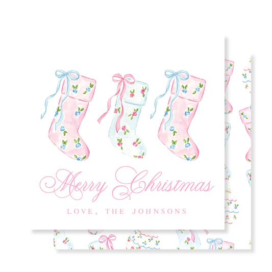 Delicate Stockings Square Tag
