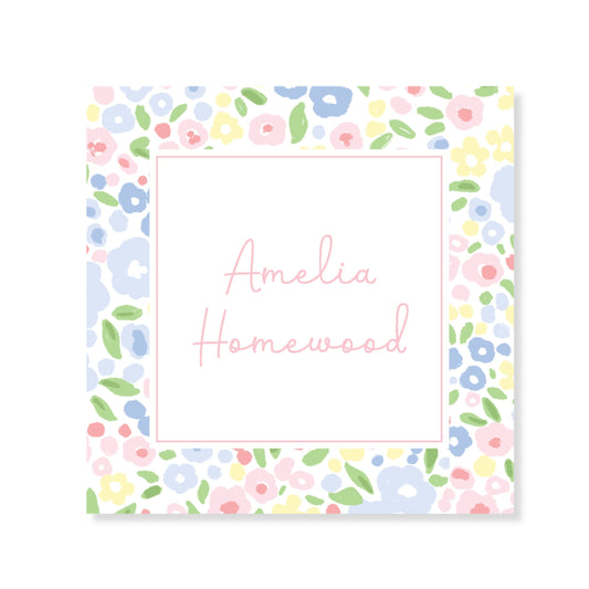 Ditsy Pattern Calling Cards