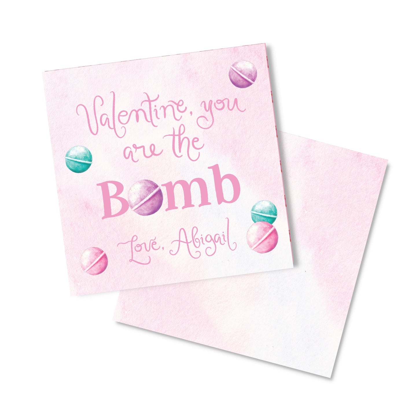 Bath Bomb Valentine