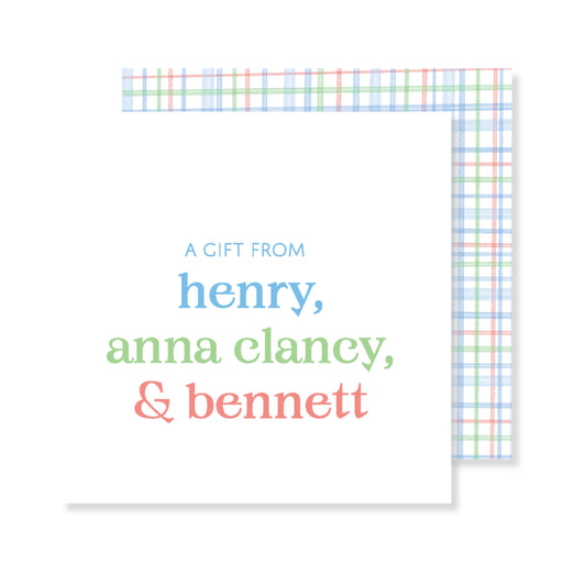 Sibling Primary Calling Card