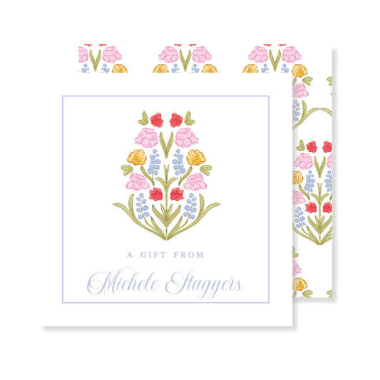 Full Floral Enclosure Card