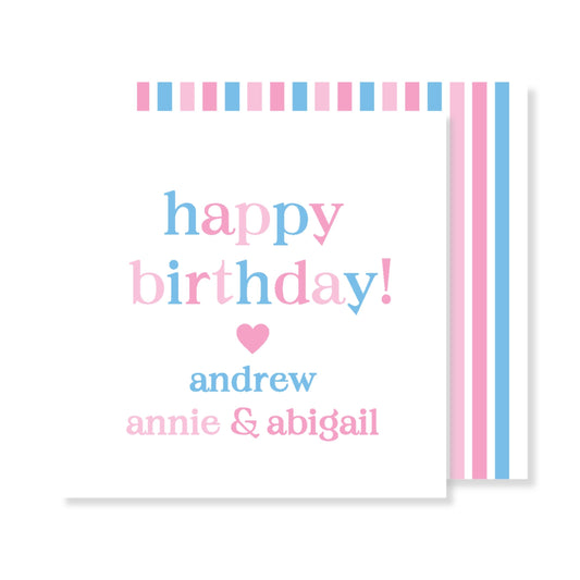 Sibling Happy Birthday Card
