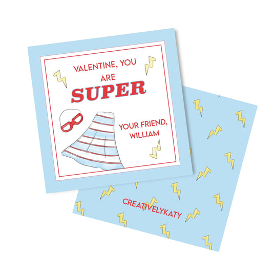 Superhero Blue Valentine