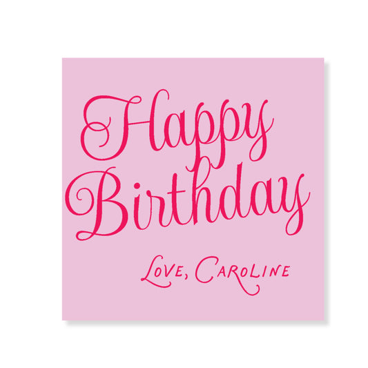 Happy Birthday Script Tag