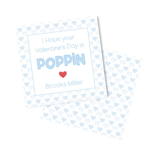 Blue Poppin' Valentine
