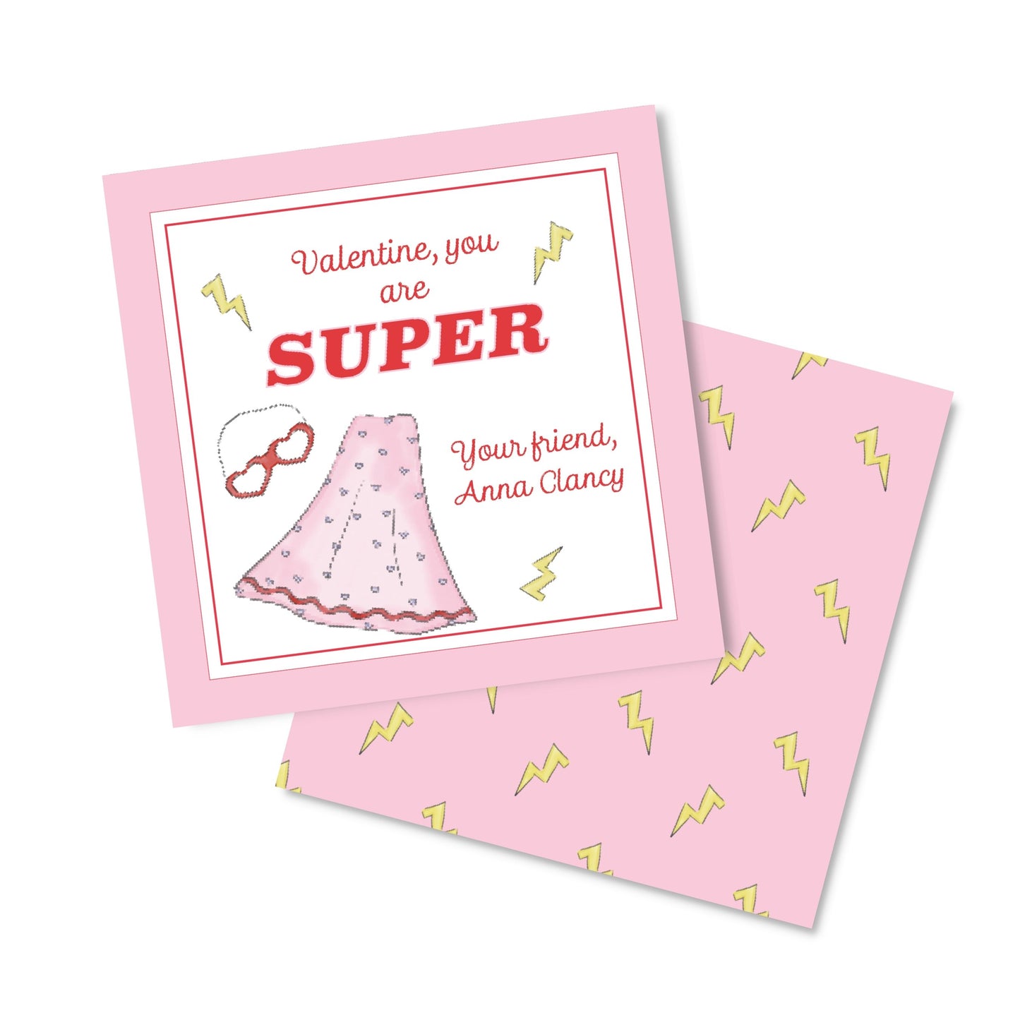 Superhero Pink Valentine