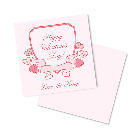Valentine Crest Tag