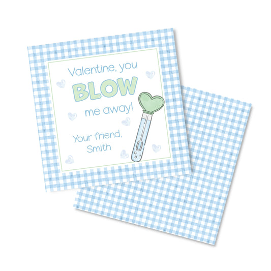 Bubble Valentine Blue