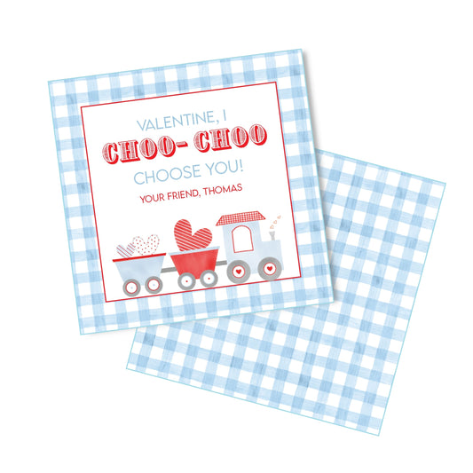 Choo Choo Valentine Blue