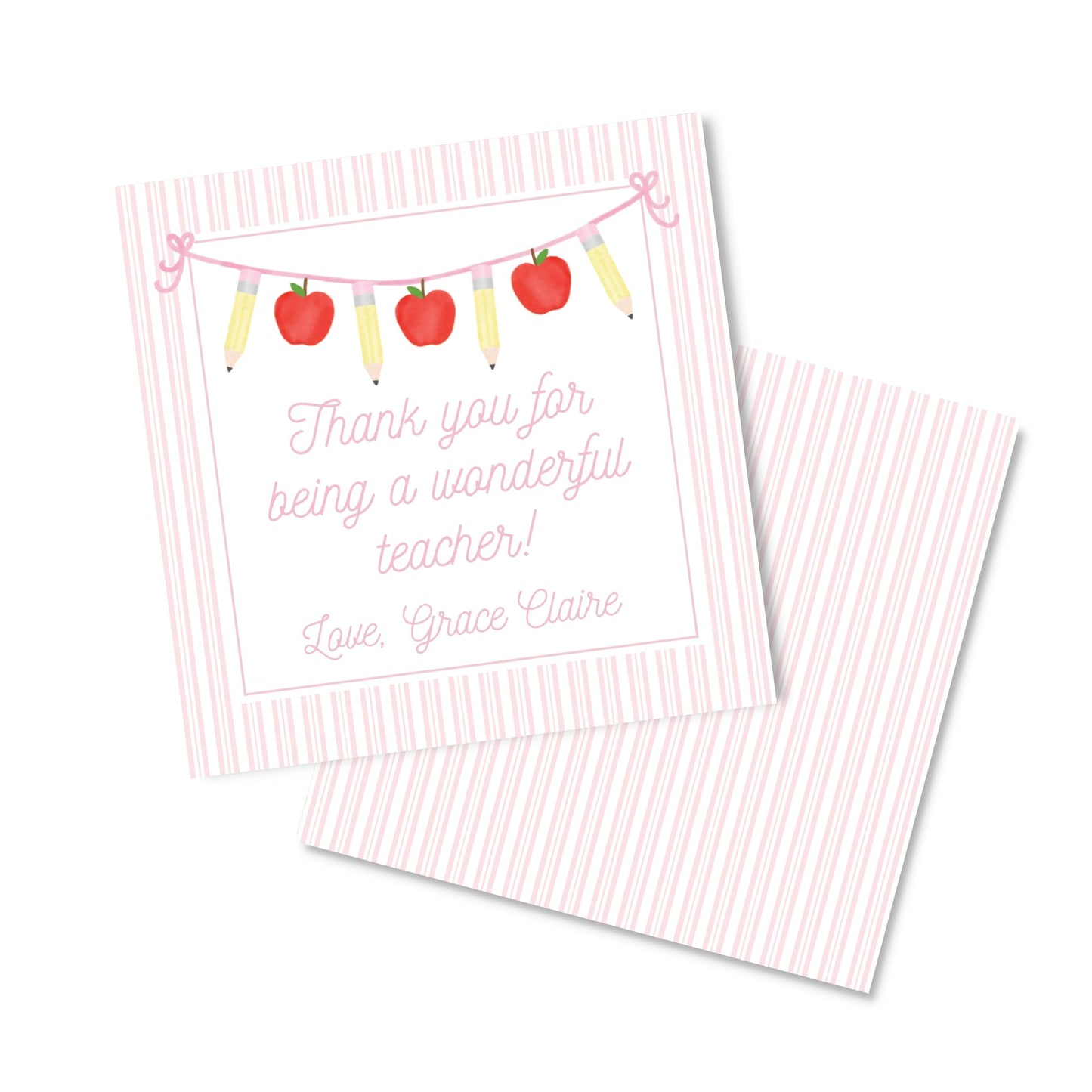 Wonderful Teacher Tag