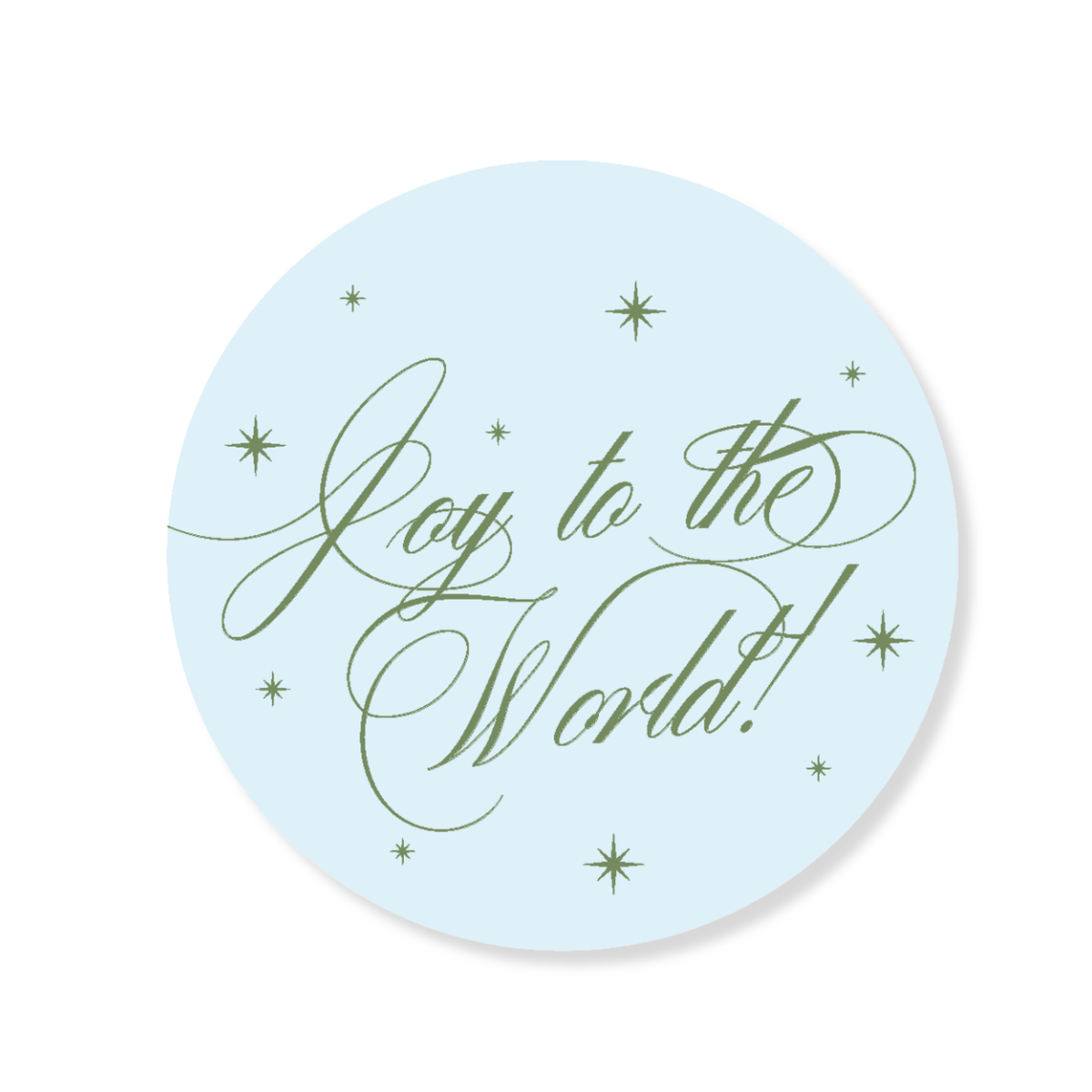 Joy to the World Gift Tags and Stickers