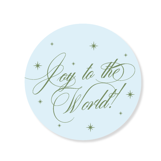 Joy to the World Gift Tags and Stickers