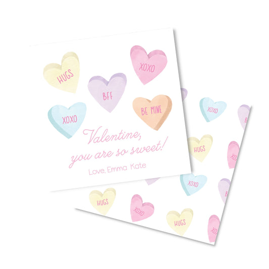 Conversation Hearts Valentine