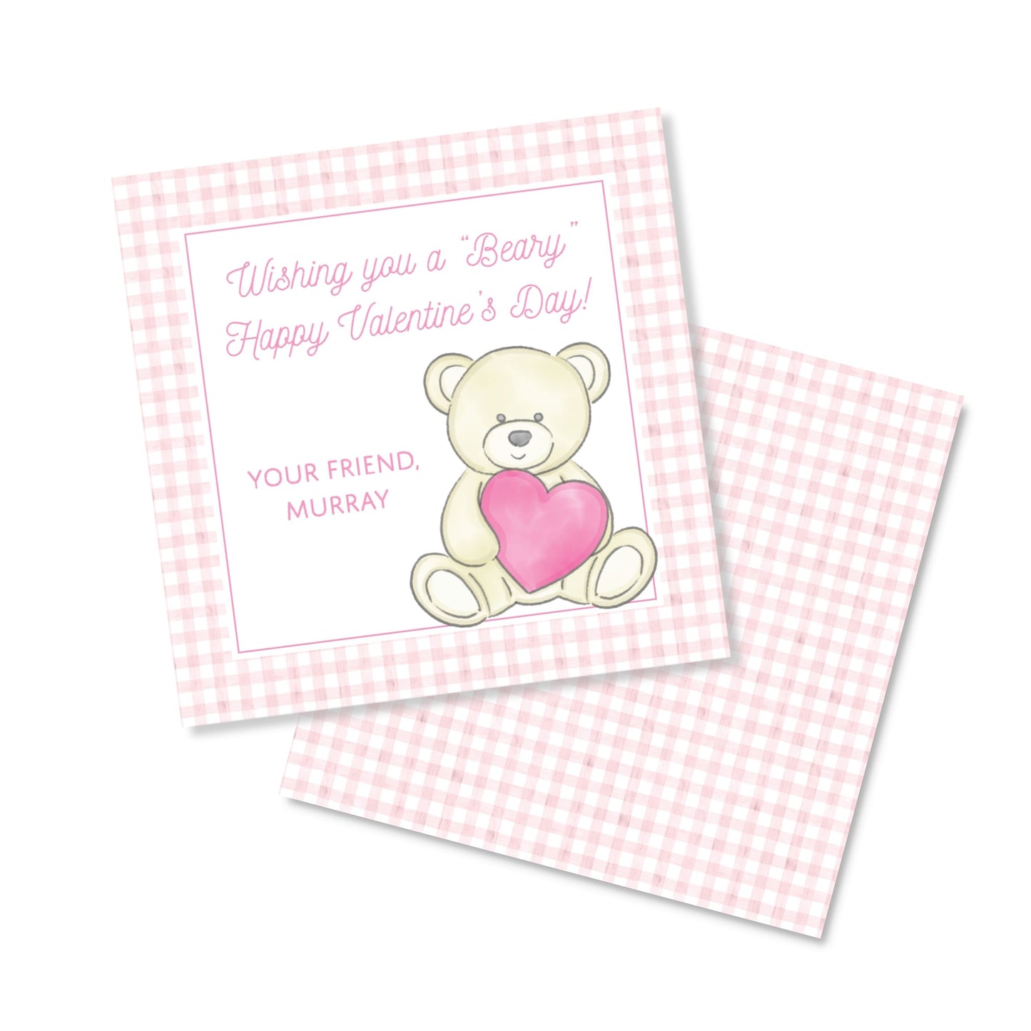 Pink Bear Valentine