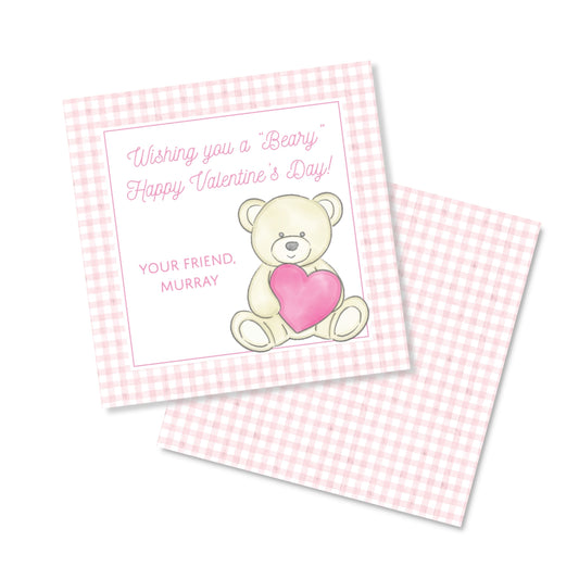 Pink Bear Valentine