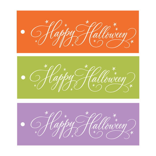 Halloween Long Slim Tags