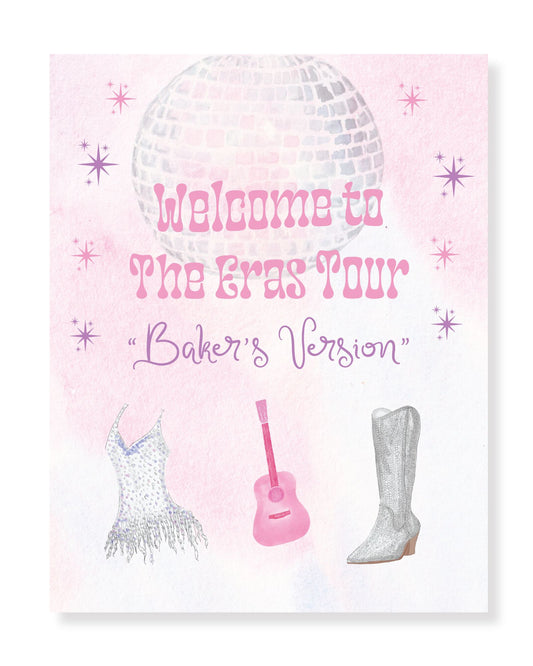 Era Version Welcome Sign
