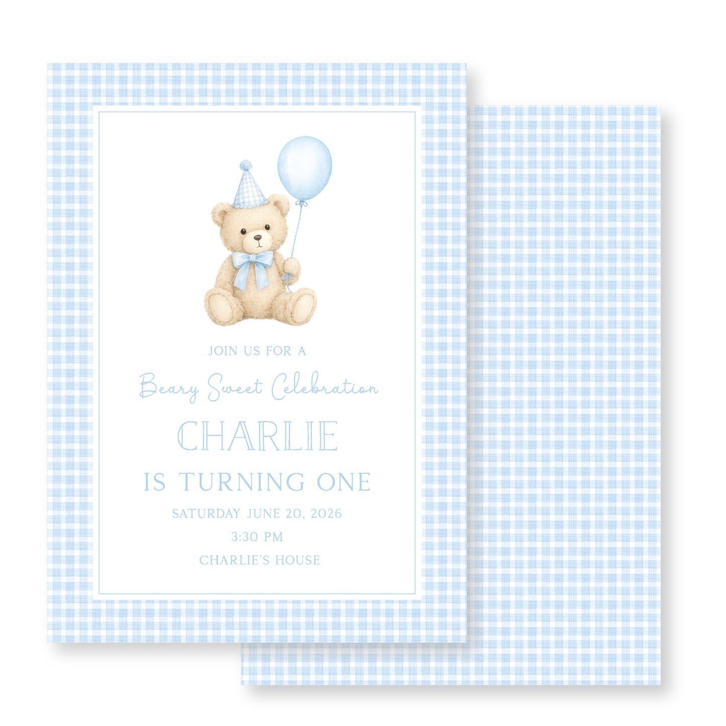 Teddy Bear Invitation