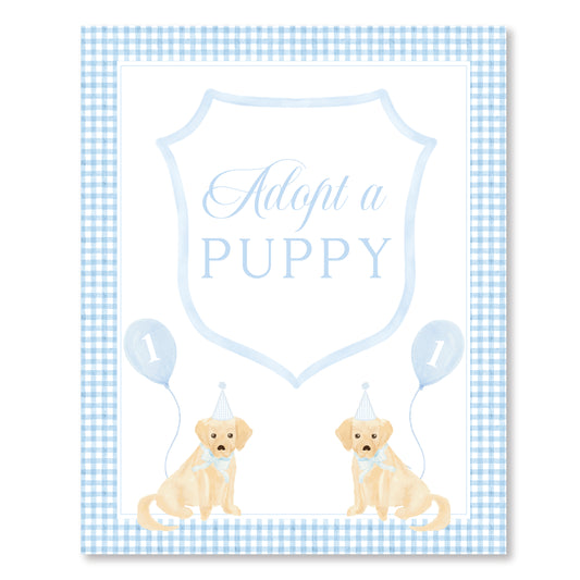 Adopt a Puppy Sign