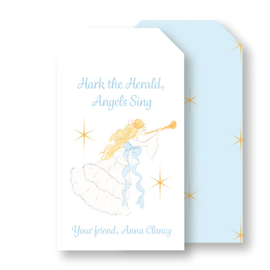 Hark the Herald gift tag