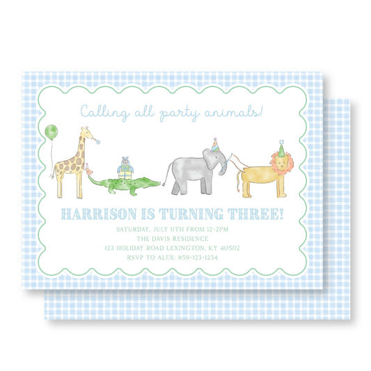 Party Animal Scalloped