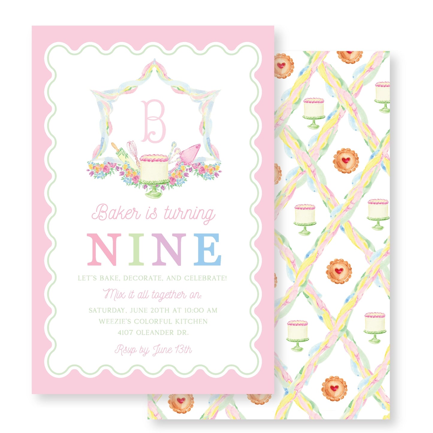 Bakery Invitation