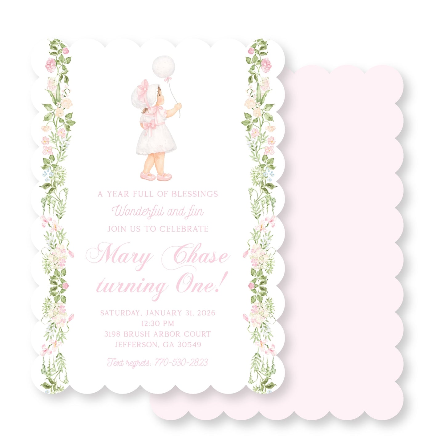 Birthday Girl Invitation