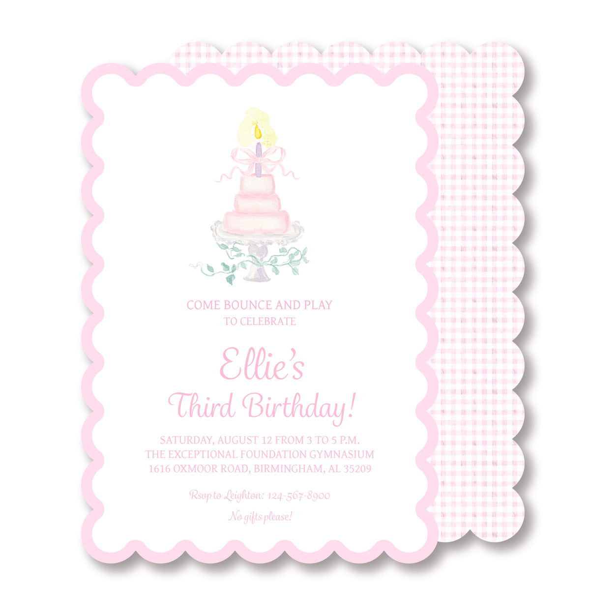 Cake. Invite Birthday Cake Invitation – CreativelyKaty