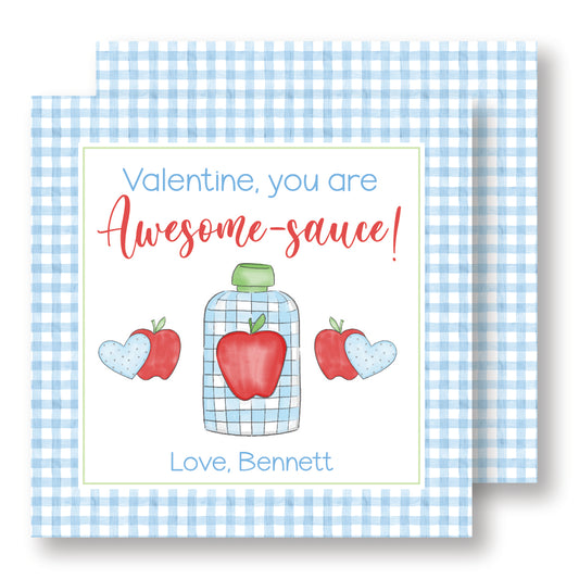 Awesome Sauce Valentine Blue