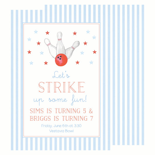 Bowling Invitation