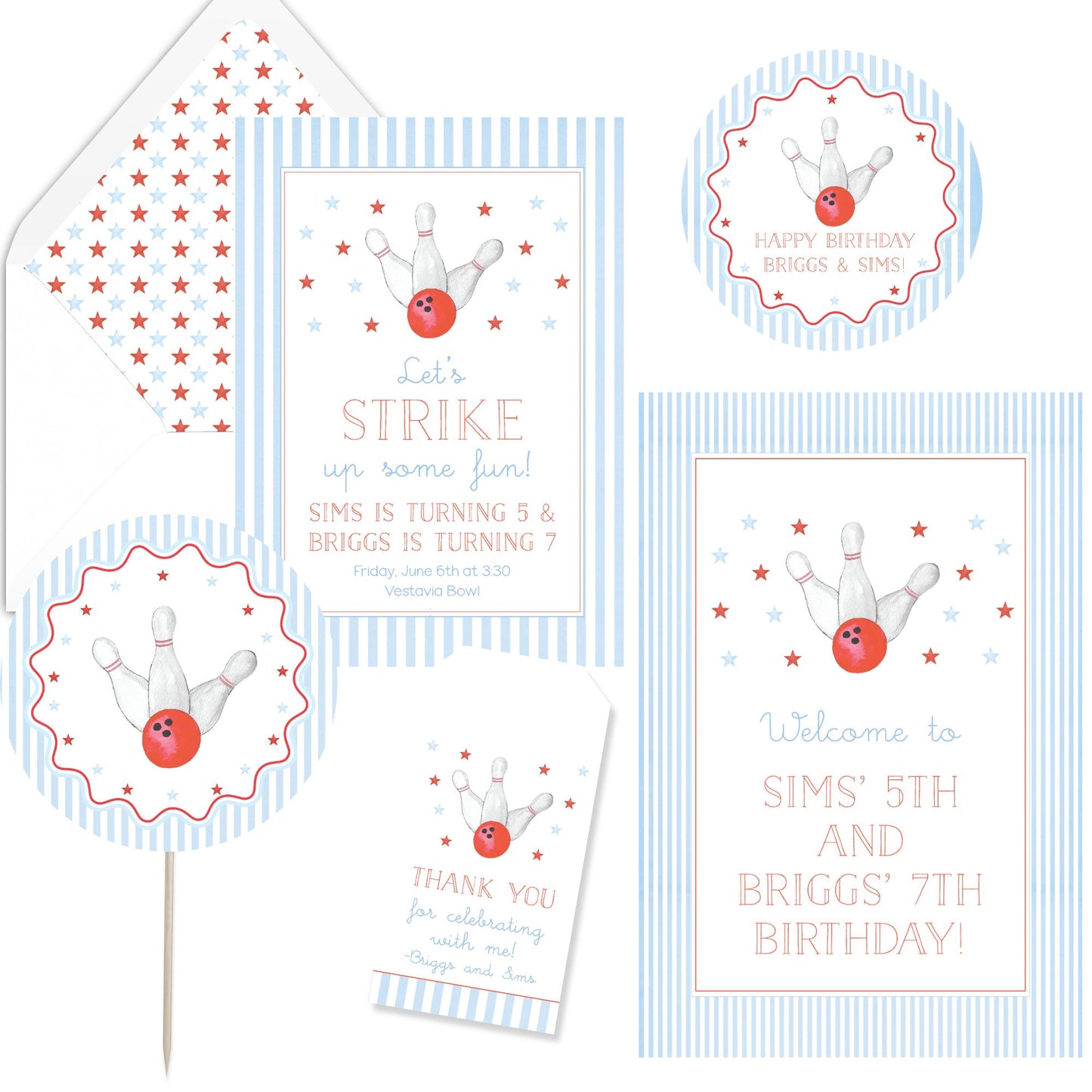 Bowling Invitation