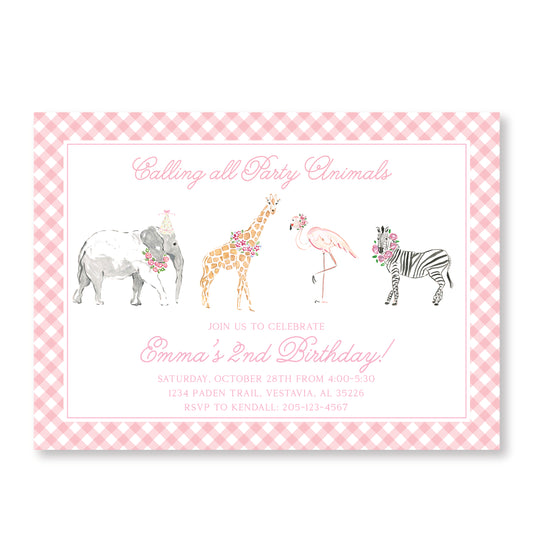 Party Animal Invitation