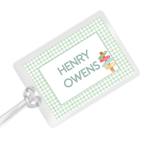 Camp Bag Tag