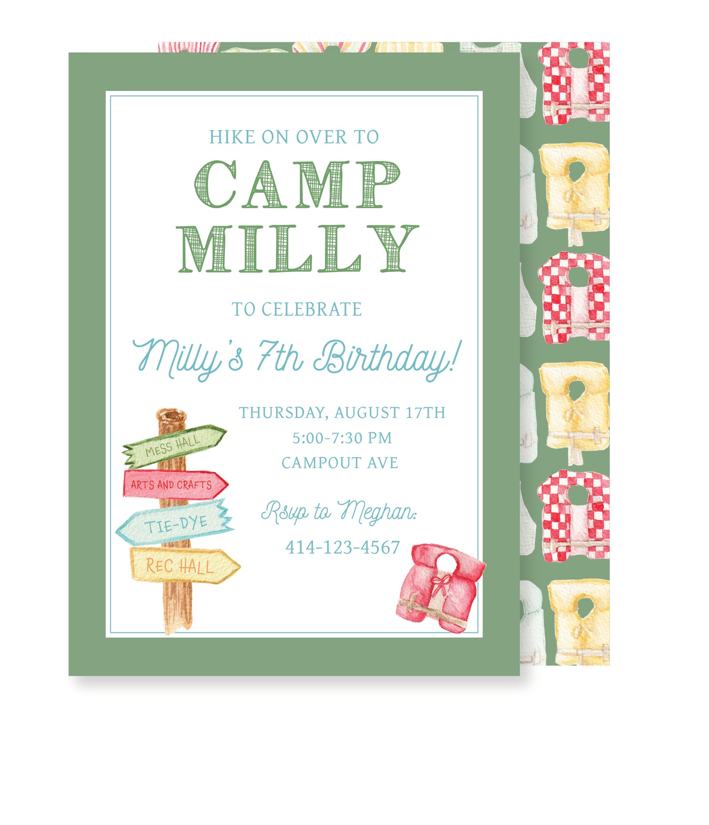 Camp Invitation