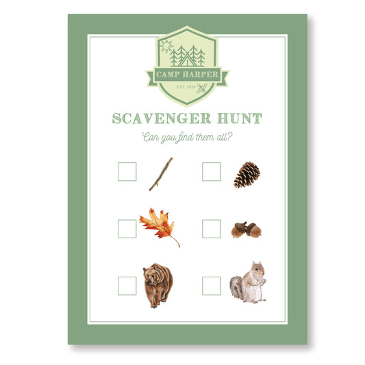 Camp Scavenger Hunt