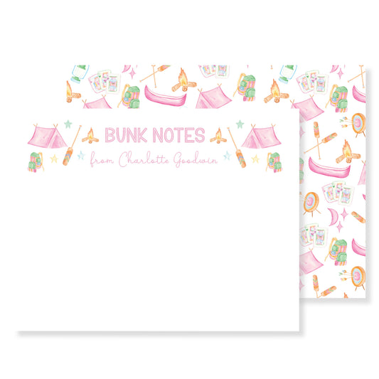 Camp Stationery Pink