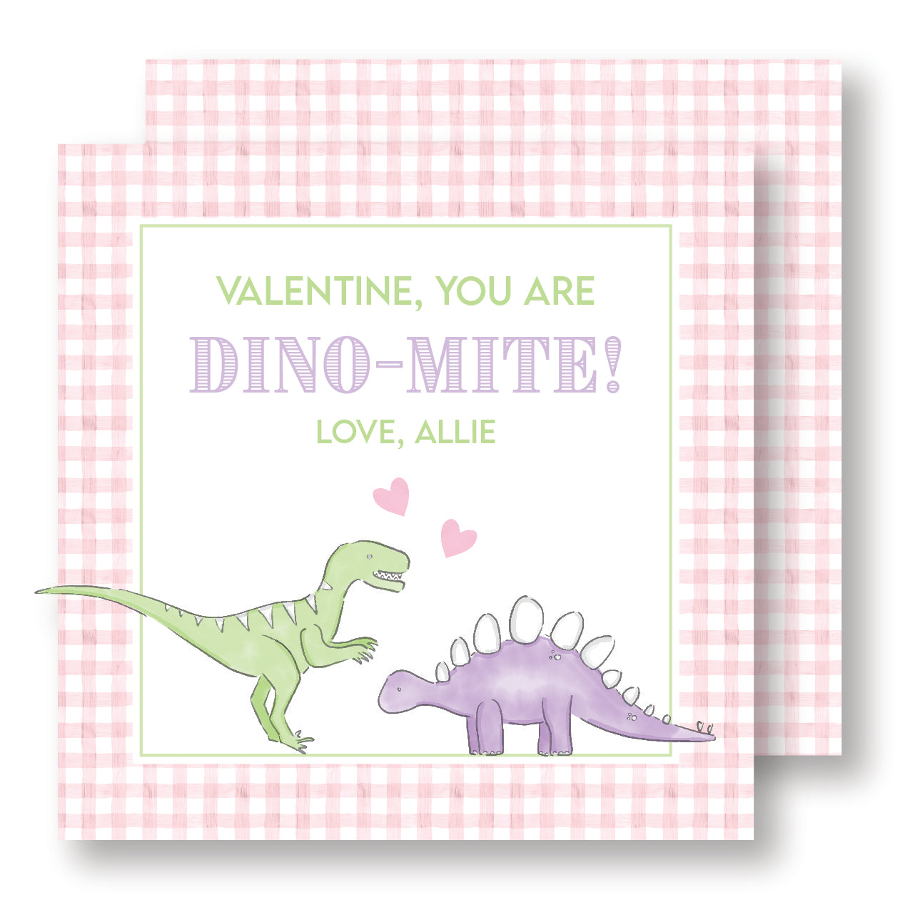 Pink Dino-Mite Valentine
