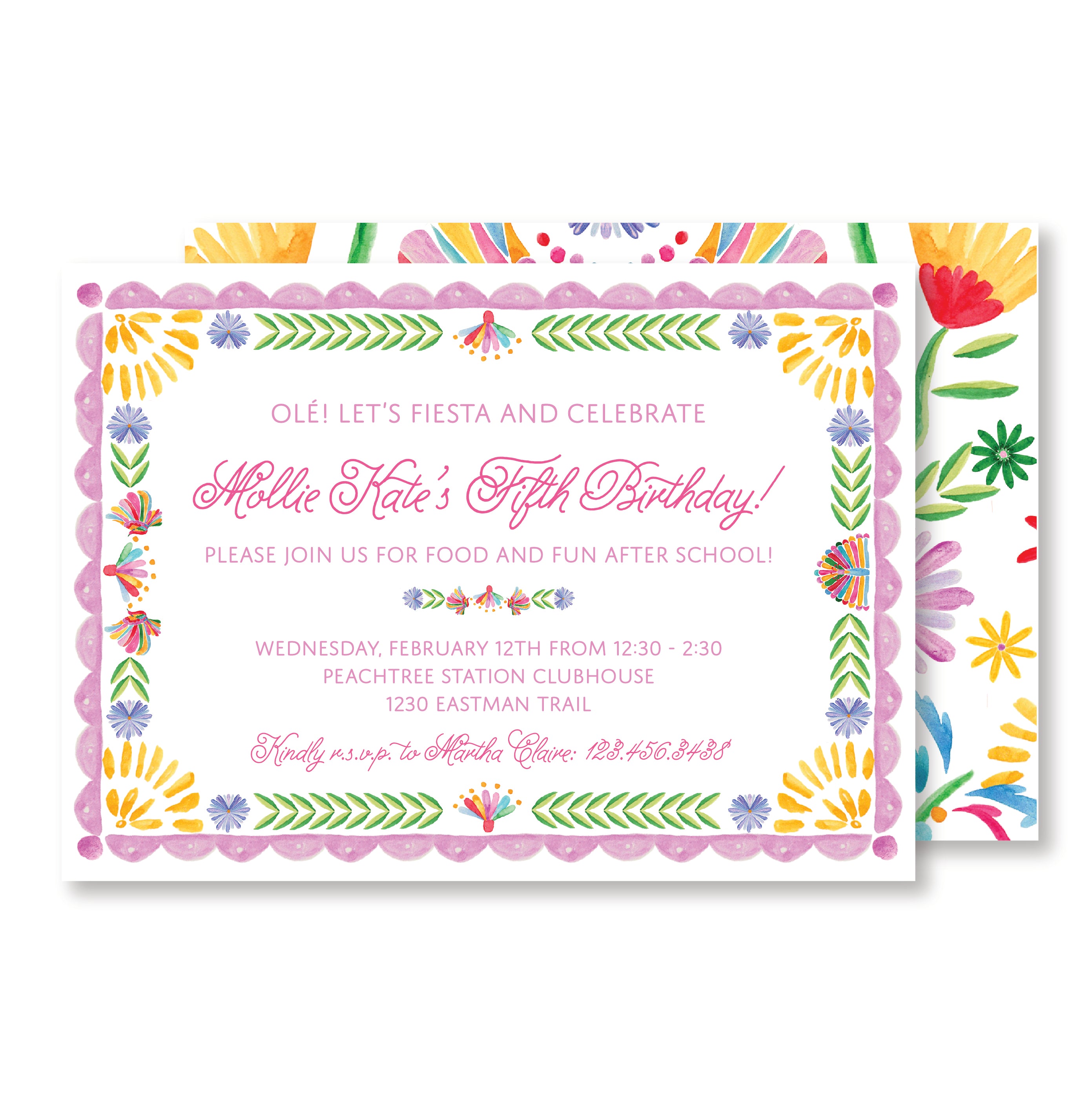 Feista Invitation Fiesta Invitation – CreativelyKaty