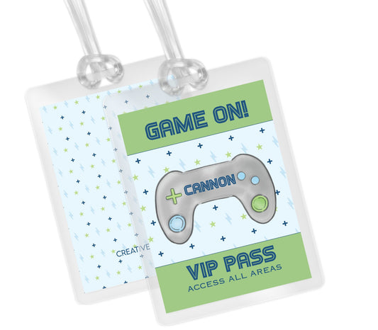 Gamer Tags (for lanyards)
