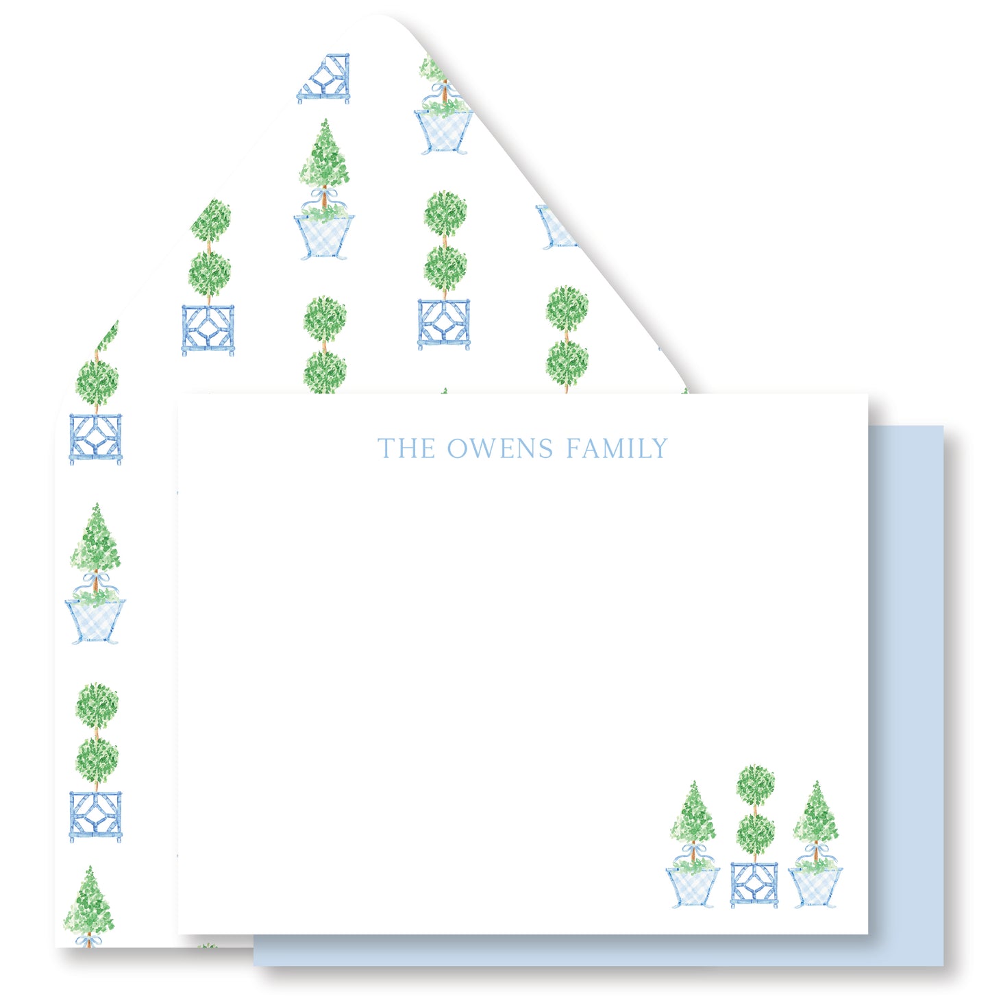 Grandmillennial tree Stationery