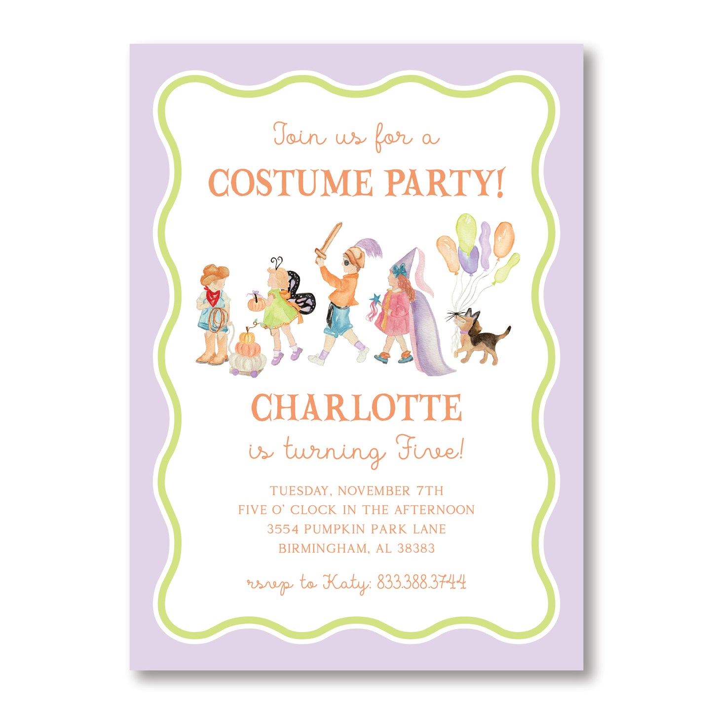 Halloween Costume Party Invite