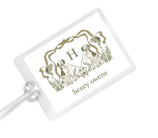 Dog Hunting Bag Tag