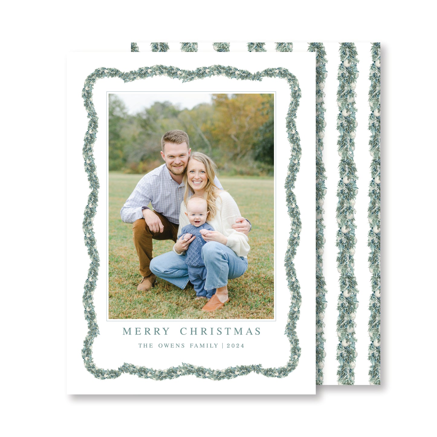 Juniper Waves Christmas Christmas Card Photo