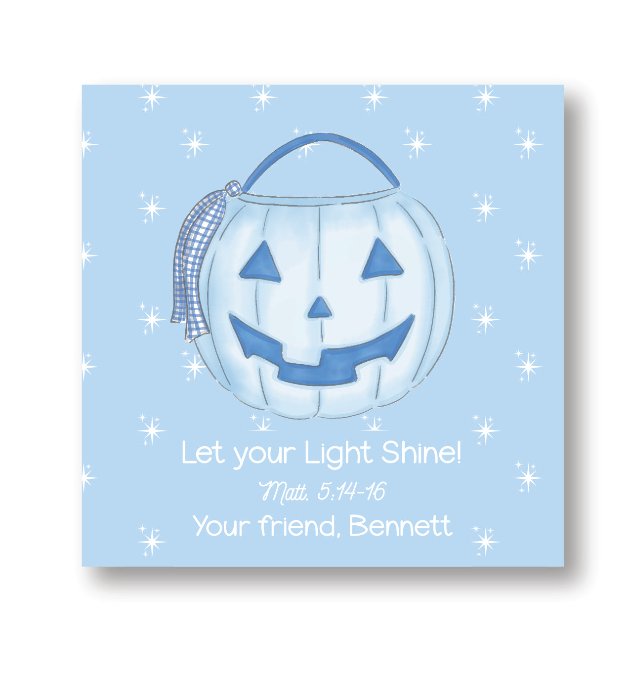 Light Shine Tag Blue