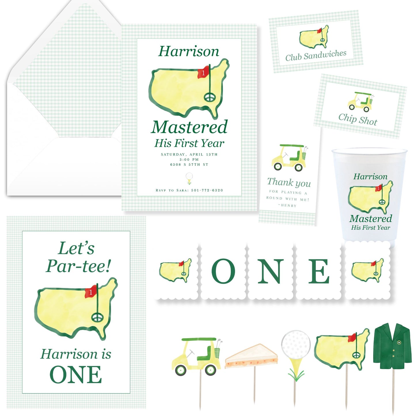 Masters/ Golf Invitation