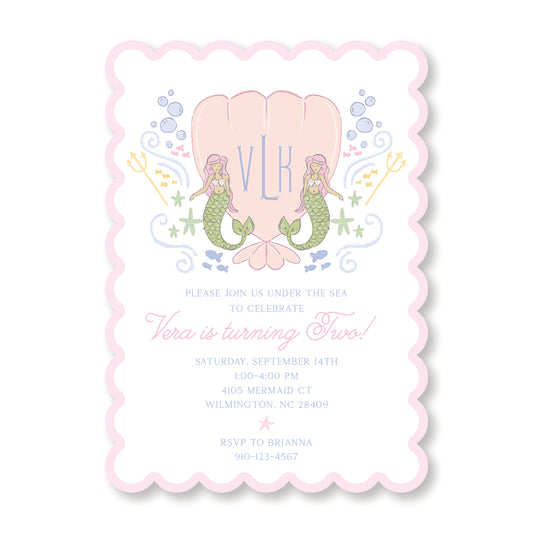 Mermaid Invite