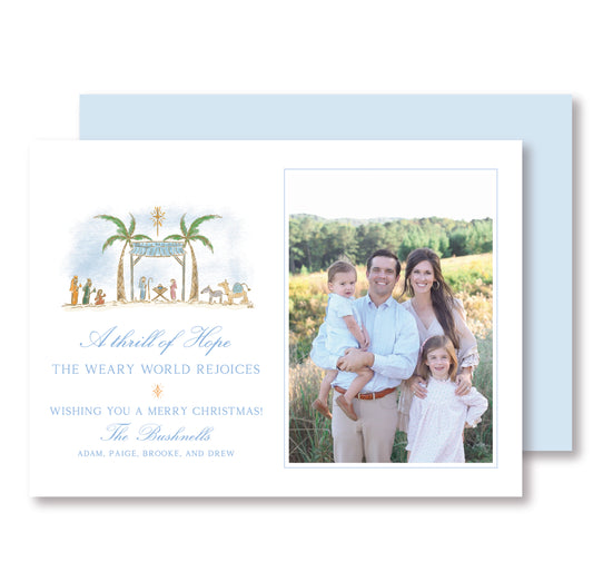 Nativity Horizontal Card