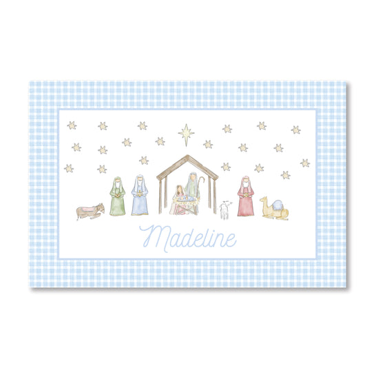 Nativity Placemat- script