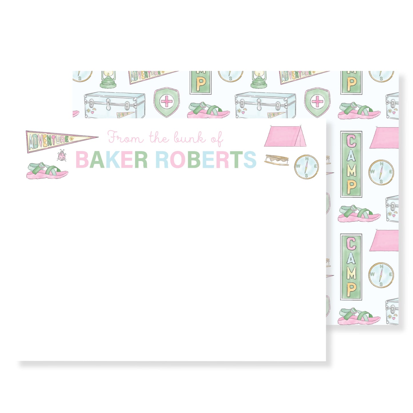From the Bunk Camp Stationery
