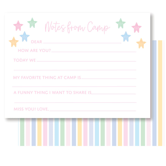 Pastel Star Camp Notes